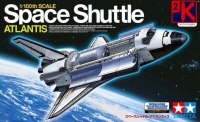 Tamiya 60402 Raum Shuttle Atlantis 1/100 Maßstab Kunststoff Set 6 Decal Options