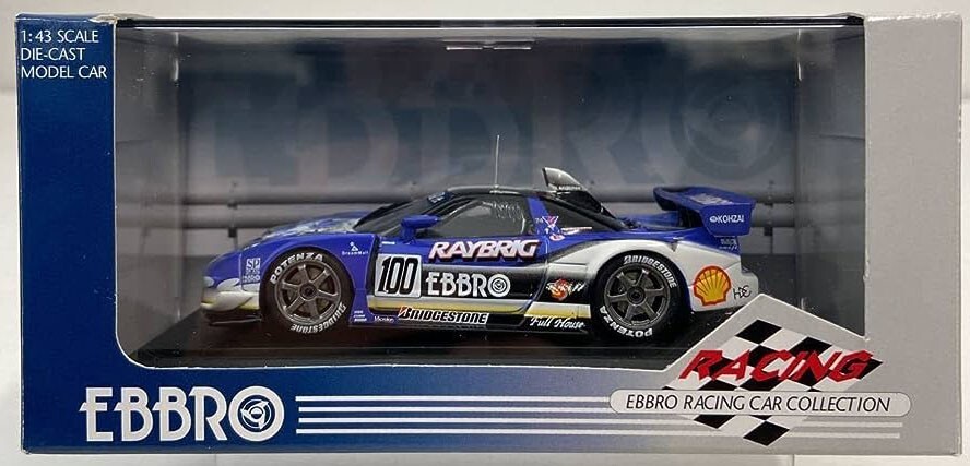 EBBRO 1/43 Acura/Honda NSX Raybrig #100 2004 Suzuka 1000km