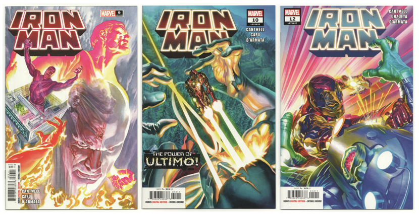 Iron Man #9 10 12 Alex Ross MAIN Cover SET Lot * 2021 | eBay