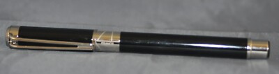 Waterman Perspective Gloss Black & Chrome Trim Fine Nib Fountain Pen S0830660