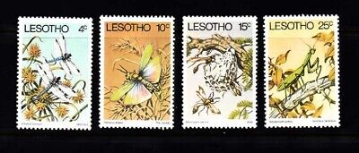 LESOTHO SC# 262-265 INSECTS - MNH