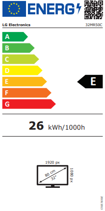 EEK:E auf einer Skala von A bis G ist das Rating E