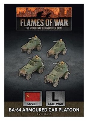 Пламя войны: Взвод советских бронеавтомобилей БА-64 (конец войны)
