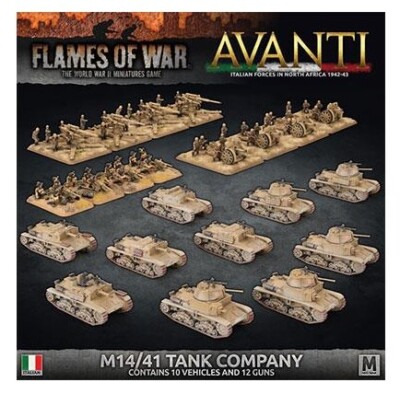 Пламя войны: Avanti: Итальянская танковая рота M14/41 (середина войны)