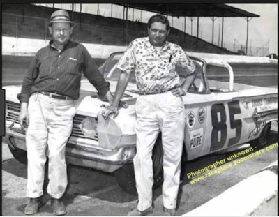 1960 Chevrolet Emanuel Zervakis NASCAR Stock Car 1/25th model car decal