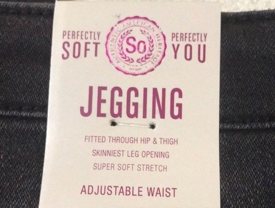 SO Double Button Adjustable Waist JEGGINGS Mid Rise w/ Side Sequins Sz 16 LOT 2