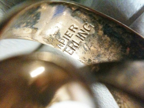 Vermeil NAPIER Ringlet BRACELET Marked Sterling 8 1/2