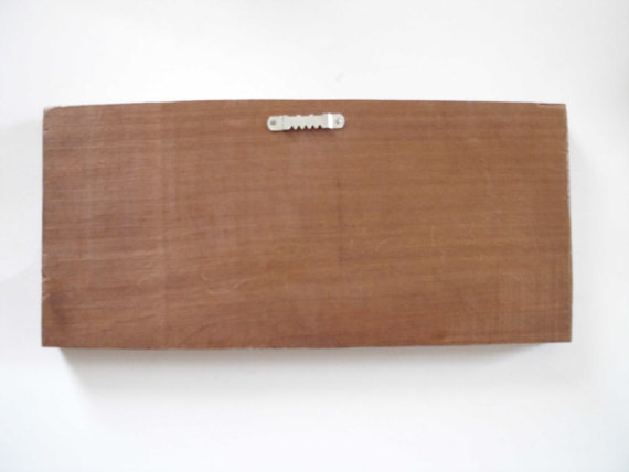 Vintage Iron Wood Ironwood Handcarved Wall Hanging Musicians Plaque Solid Wood