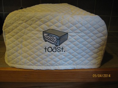 New Toaster Oven Appliance Cover, Black, Red or Cream/Ivory Colors to Choose