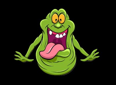 SLIMER GHOSTBUSTERS VINYL 4 Inch Vinyl DECAL STICKER Cut To Shape indoor/outdoor