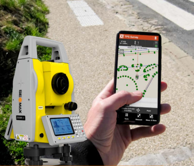 Geomax Total Station Model ZOOM10 w/2'' Accuracy Manual Total Station