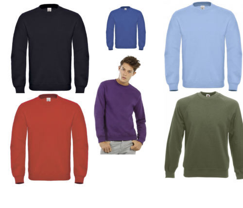 Bu0026amp;C Unisex Crewneck Sweatshirt XS bis 4XL - bedruckbar WUI23 ID202  50/50 NEU | eBay