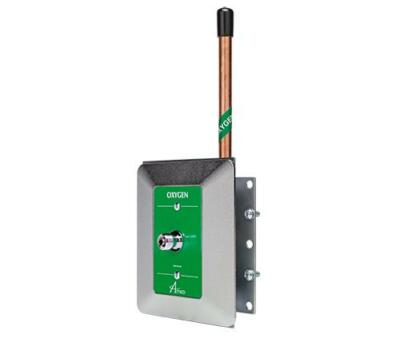 Oxygen Wall Outlet - D.I.S.S. Fitting / Central Oxygen System Recessed