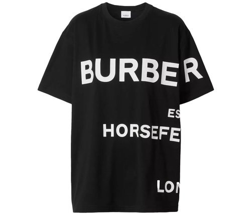 希少 BURBERRY Horseferry Tie-waist Shirt BURBERRY Horseferry Print Cotton Tie-Waist Shirt Dress