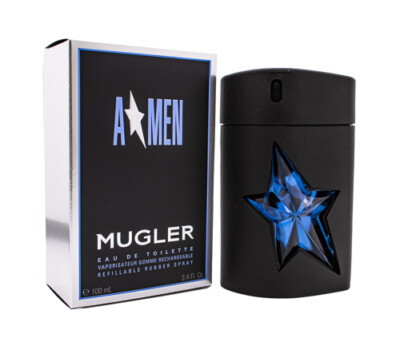 Angel Amen by Thierry Mugler 3.4 oz EDT Refillable Rubber Spray Cologne NIB