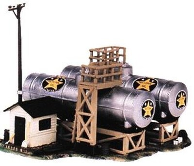 Life-Like National Oil Co. Kit - Model Train Building - HO Scale - #1331
