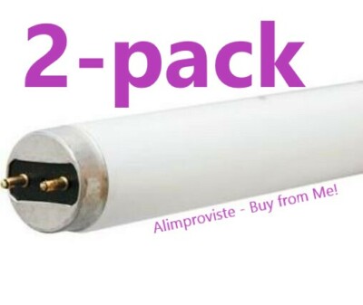 2-PK 36'' F30T8/D 6500K 30W FLUORESCENT LIGHT BULB Daylight 7500-Hour NEW 260638