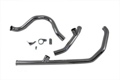 1985-1994 Harley Davidson FLT Touring Dual Crossover Exhaust System Chrome