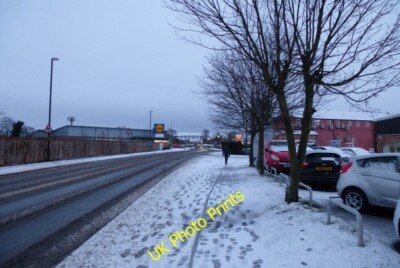 Photo 6x4 Approaching Lidl New Thirsk Looking along Station Road towards  c2015