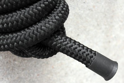 U-H451 HILASON HORSE RIDING POLY ROPING REINS BLACK 1/4