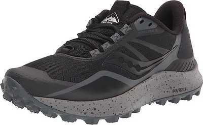 Женские кроссовки Saucony Peregrine 12, черный/угольный, 8 B Medium US