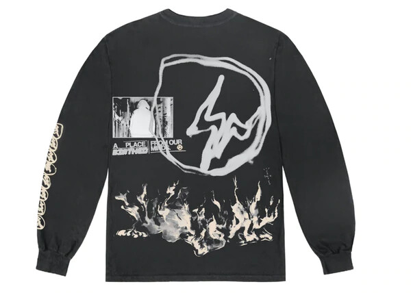 サイズL 白　STICK OUT LOGO L/S TEE 13536J サイズL 白 STICK OUT LOGO L/S TEE 13536J