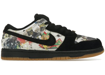 Size 8.5M/10W - Nike SB Dunk Low Supreme Rammellzee FD8778-001 