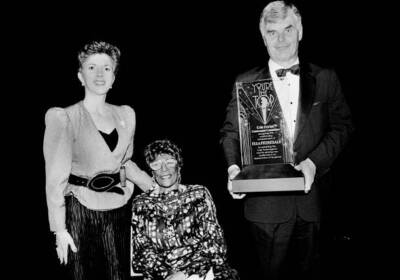 Ella Fitzgerald is awarded the Cole Porter Centennial 'You�re the T - Old Photo