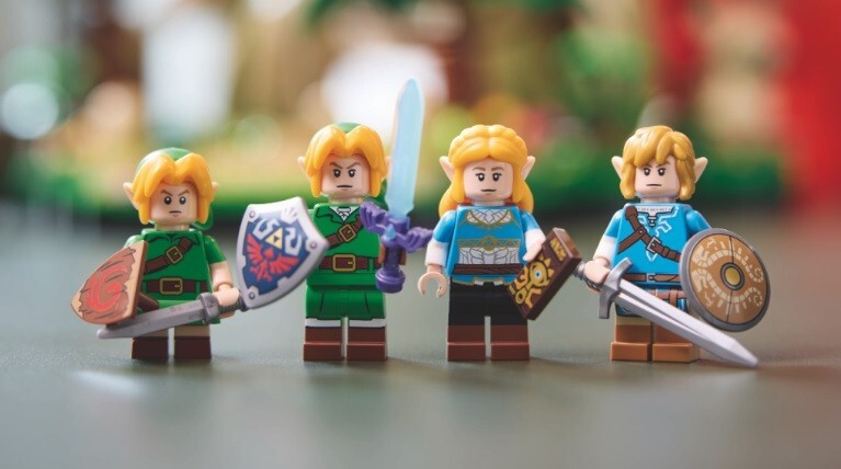 Lego The Legend of Zelda 77092 4x Minifigures Princess Zelda Young