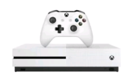 Xbox One S (white) + 1 controller