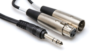 Mint Hosa SRC-204 Insert Cable 1/4 in TRS to XLR3M and XLR3F 4 meter, 13 ft