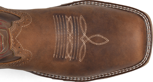 Pre-owned Double-h Boots Men's 11” Veil Soft Toe Eh Non-metallic Roper Work Boot Medium Br In Medium Bro