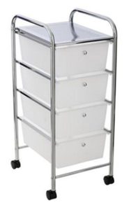 4 Drawer Chrome Trolley From Kmart Dressers Drawers Gumtree