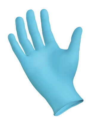 INIPFT102 SemperGuard Nitrile Glove, Powder-Free, Small, Blue (Case of 1000)