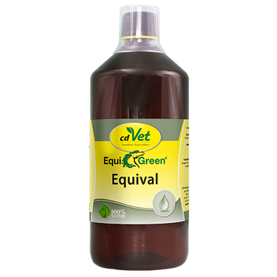 cdVet® EquiGreen Equival 1l Pferd Essentielle Fettsäuren Leinöl