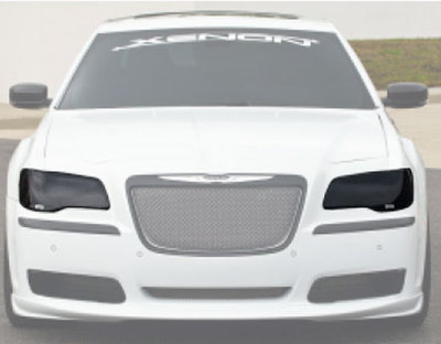 クライスラー300 ヘッドライトスモークカバー Fits 11-23 Chrysler 300 300C 300S GTS Smoke Acrylic