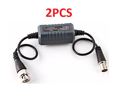 2 Pieces CVI TVI AHD HD BNC Video Ground Loop Isolator video balun for CCTV
