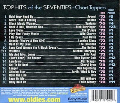 Top Hits of the 70s - Chart Toppers: 20 Original Songs by the Original Artists