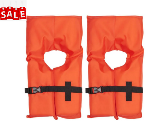 S Vest Preserver Type Ii Orange Adult Fishing Boating Uscg P