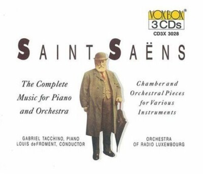 C. Saint-Saens - Complete Music For Piano & Orchestra [New CD]