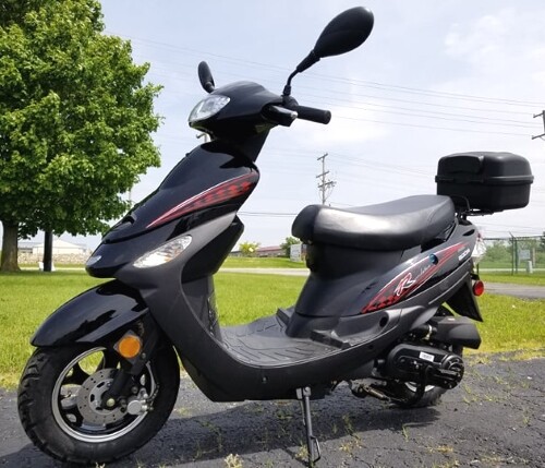 50cc Scooter Moped Motorcycle - Revolution Motor Bike Mini Bike Street Legal