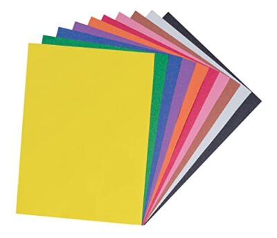 (Formerly SunWorks) Construction Paper, 10 Assorted Colors, 9