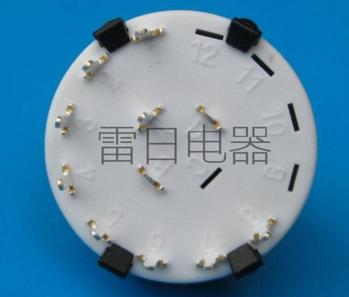 PANEL PCB Mount SOLDER-Type 5 WAY Adjustable Non-Shorting ROTARY SWITCH POT 2P5T