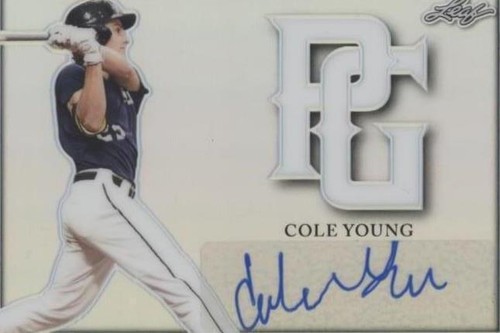 2021 Leaf Perfect Game National Showcase - Cole Young #BA-CY1