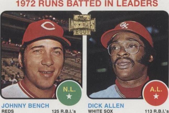2001 Topps Archives - Dick Allen Johnny Bench #437