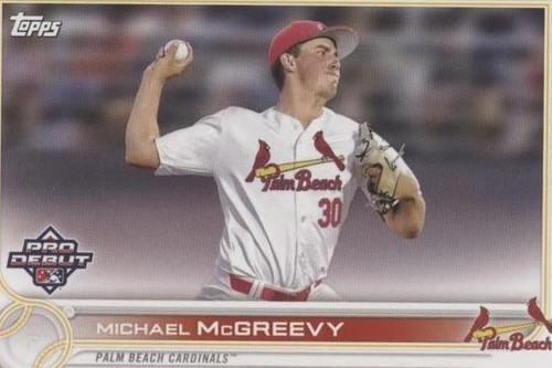 2022 Topps Pro Debut - Michael McGreevy #PD-60