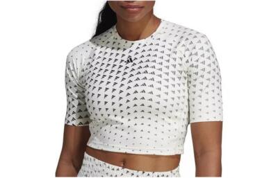 Adidas T-Shirt Donna Essentials Brand Love Pacer  -   (OWhite/Black)