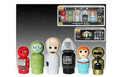 The Twilight Zone Pin Mate Wooden Figure Set of 6 - SDCC Exclusive LE Numbered