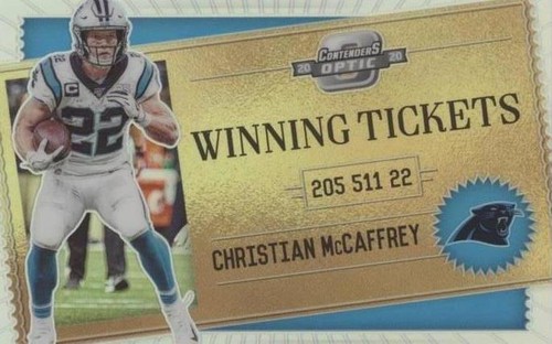 2020 Panini Contenders Optic Christian McCaffrey #WT7