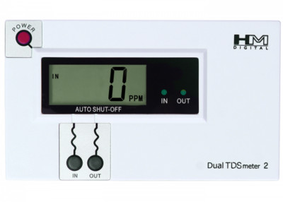 TDS Meter/Monitor - Authentic HM Digital DM-2 Inline Dual Channel TDS Monitor